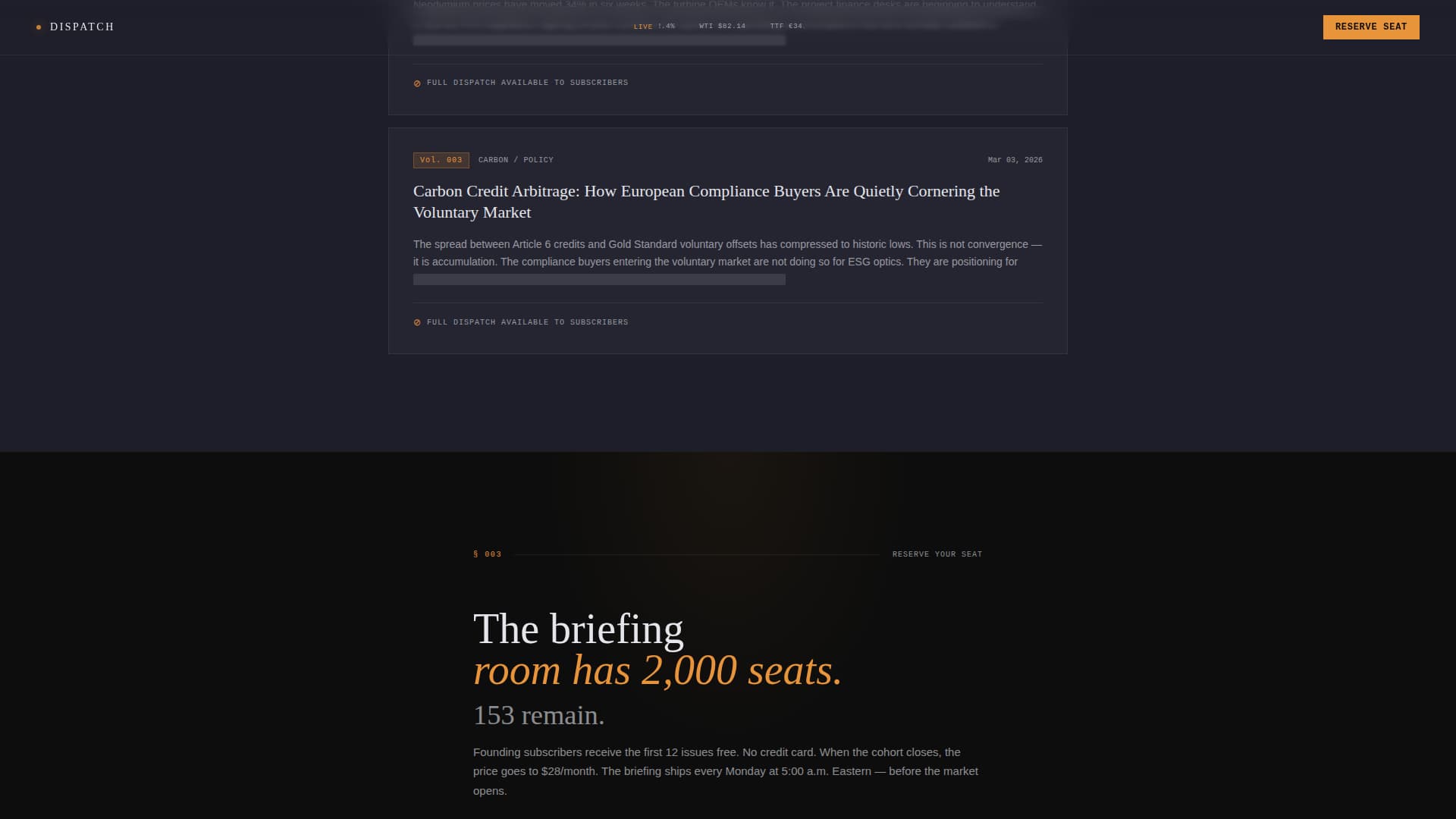 Dispatch — Expert Utilities Management Landing Page Template