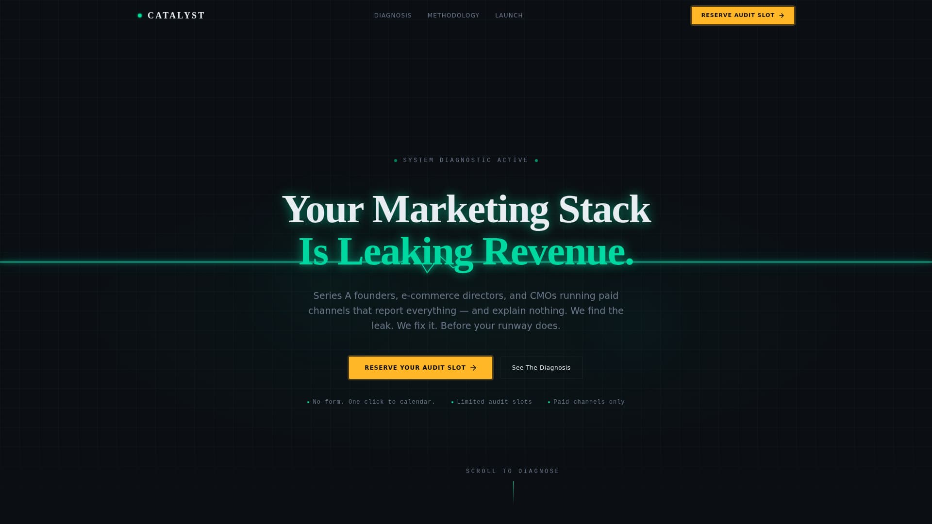 Marketing Agency Booking Website Template