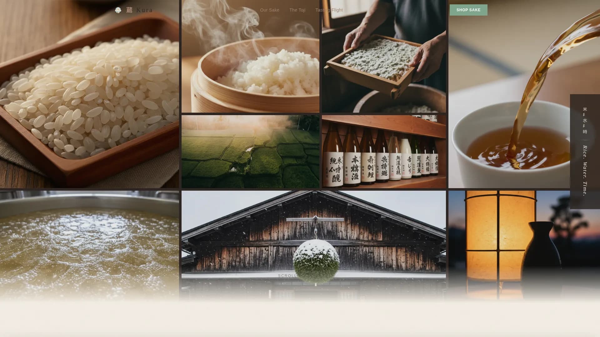 Craft — Heirloom Sake Distillery Landing Page Template