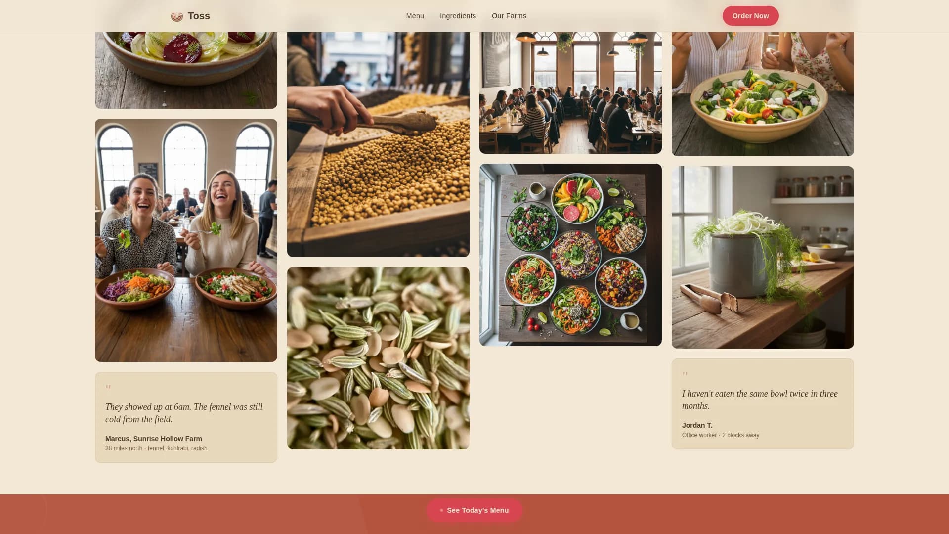Fresh — Vibrant Wholesome Bowl Landing Page Template