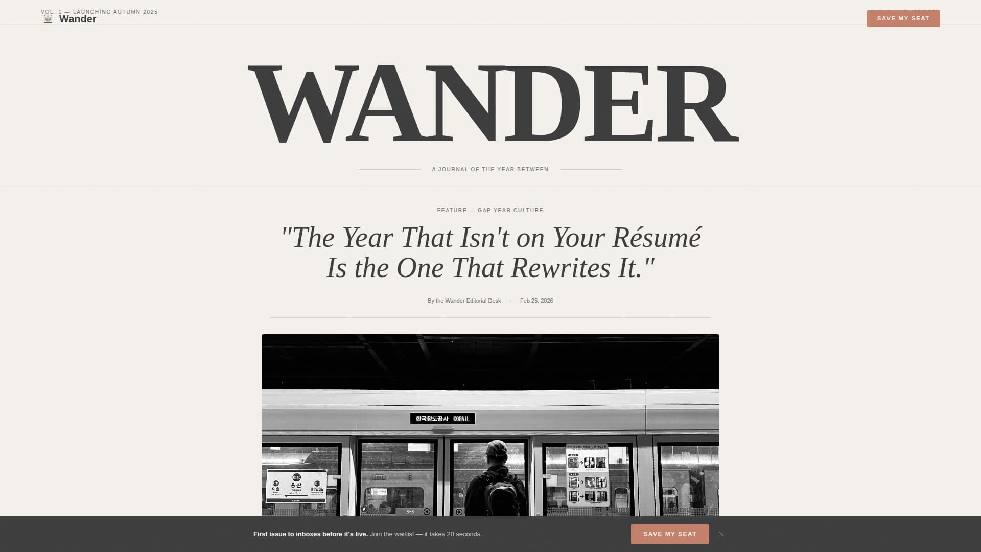 Personal Blog Specialist Pre-Launch Website Template