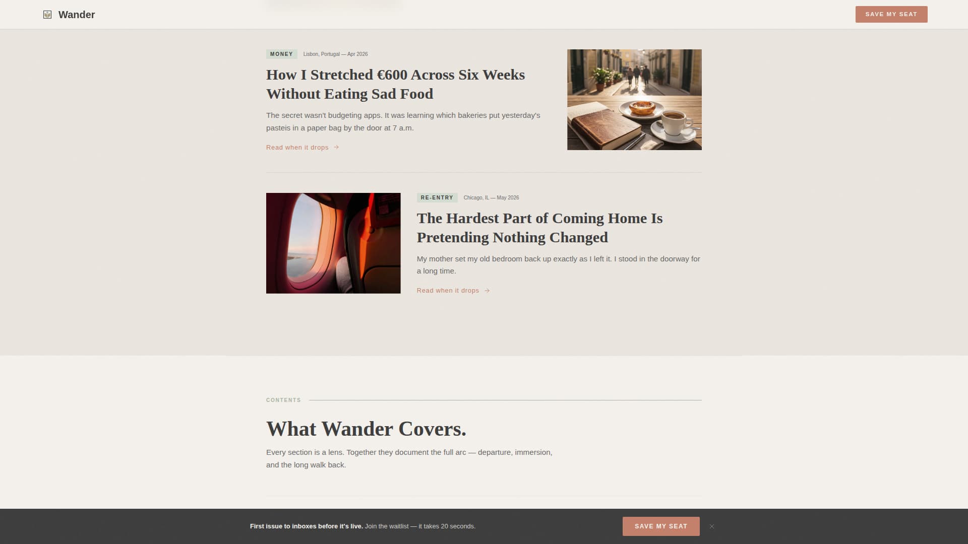 Personal Blog Specialist Pre-Launch Website Template