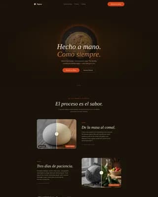 Pupusa - Handcrafted Salvadoran Restaurant Landing Page Template