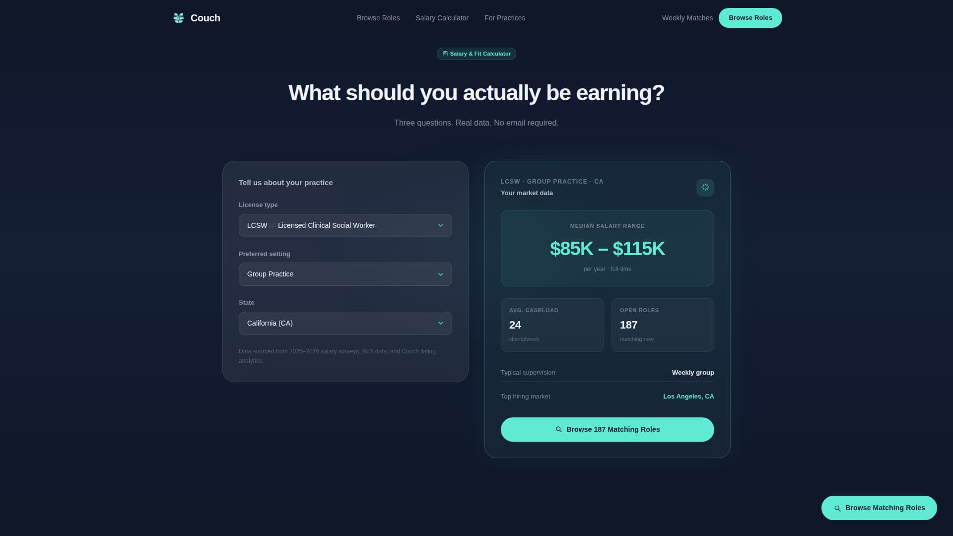 Empathy — Transparent Therapy Careers Landing Page Template