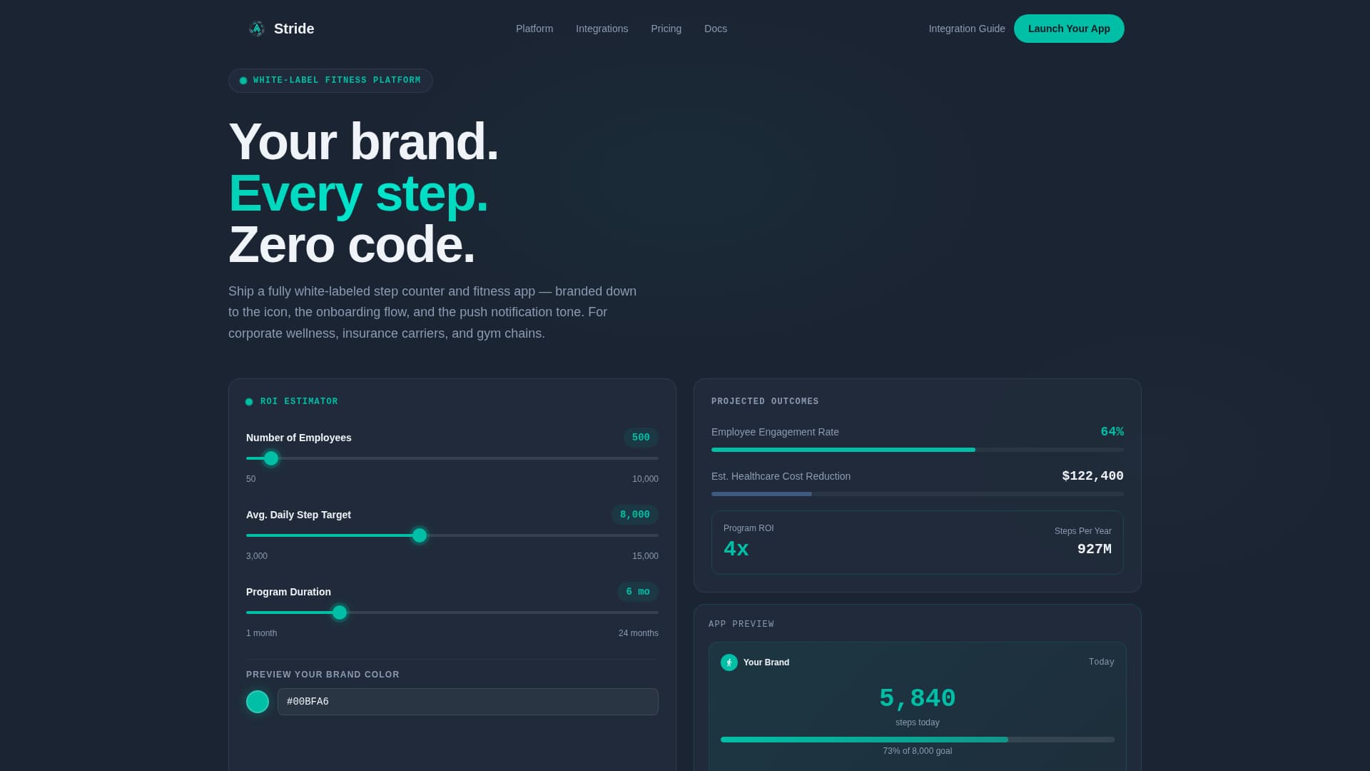 Velocity — Dynamic Fitness App Landing Page Template