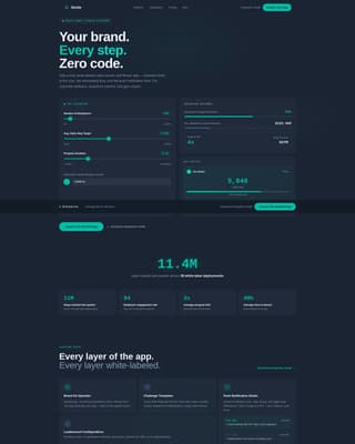 Velocity — Dynamic Fitness App Landing Page Template