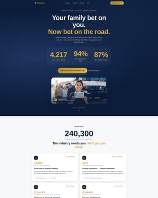 Dispatch - Trusted Cdl Landing Page Template