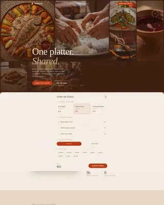Thibou - Sensory Senegalese Dining Landing Page Template