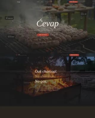 Balkan — Premium Serbian Catering Landing Page Template