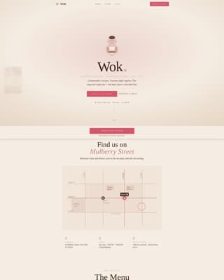Chinese Cuisine & Dining Professional Website Template