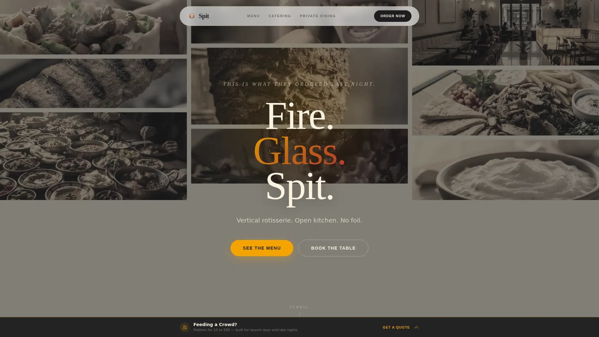Middle Eastern Cuisine & Dining Premium Booking Website Template