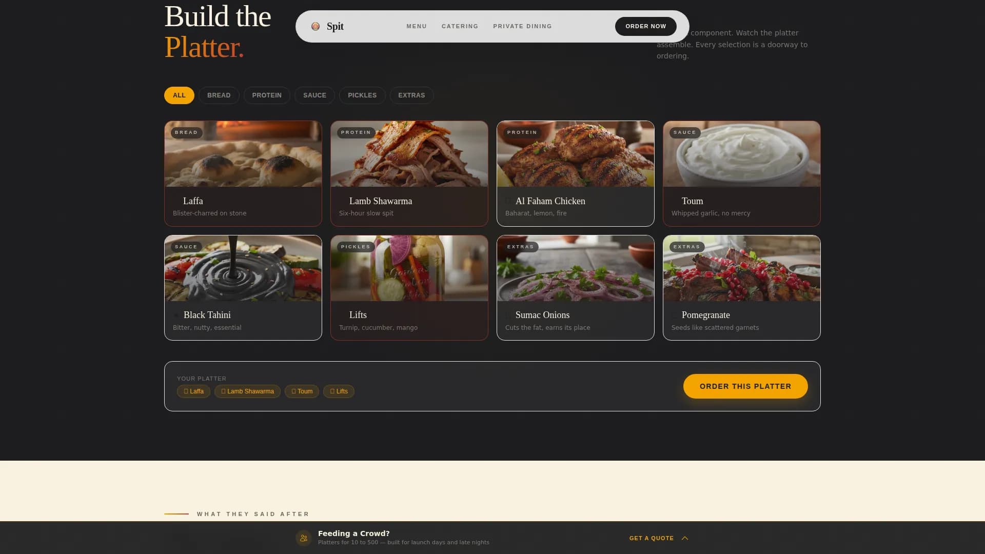Middle Eastern Cuisine & Dining Premium Booking Website Template
