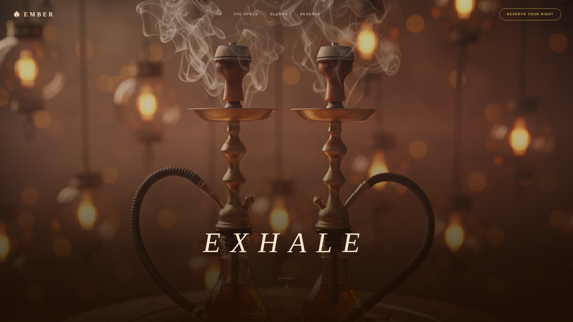 Middle Eastern Cuisine & Dining Specialist Professional Website Template