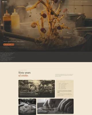 Hawker — Premium Street Food Landing Page Template