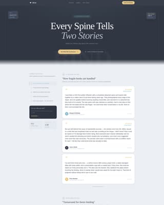 Bookbinder Business Booking Website Template