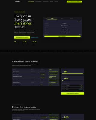 Healthcare Software & SaaS Booking Website Template