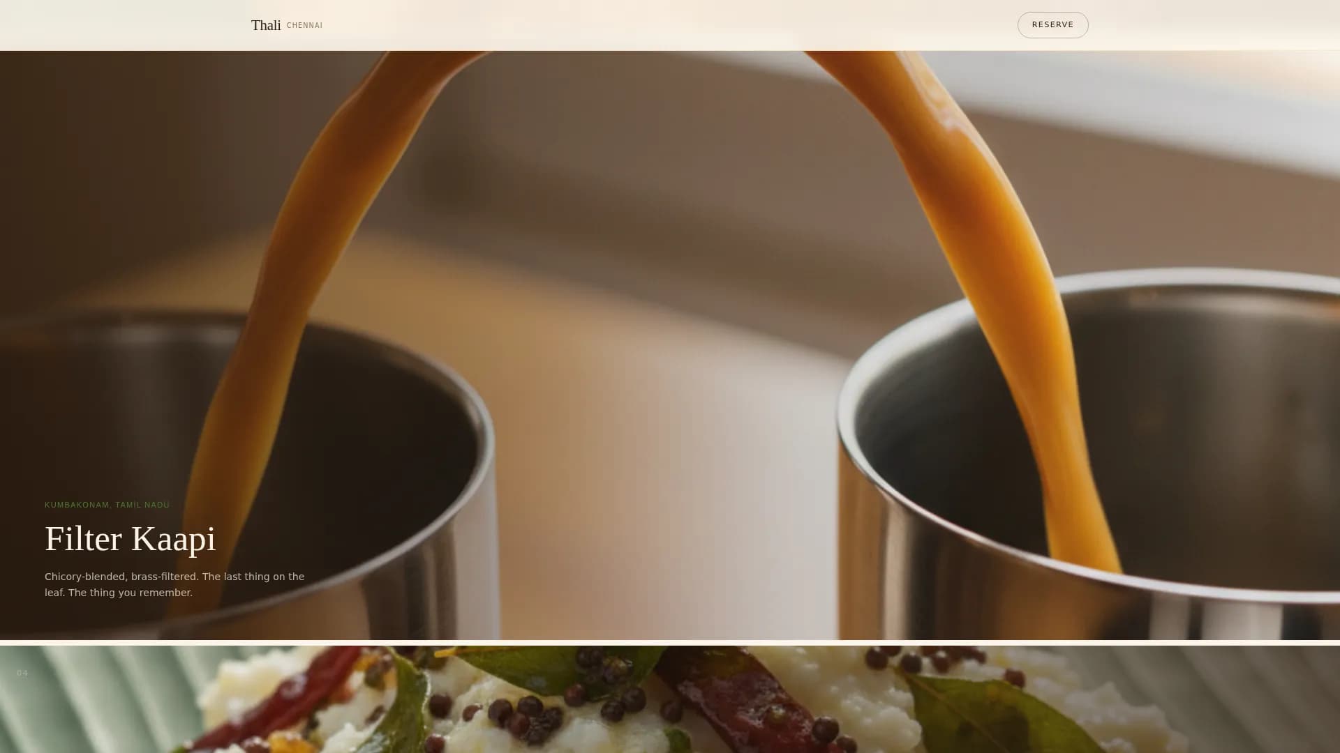 Regional & Specialty Restaurant Professional Website Template