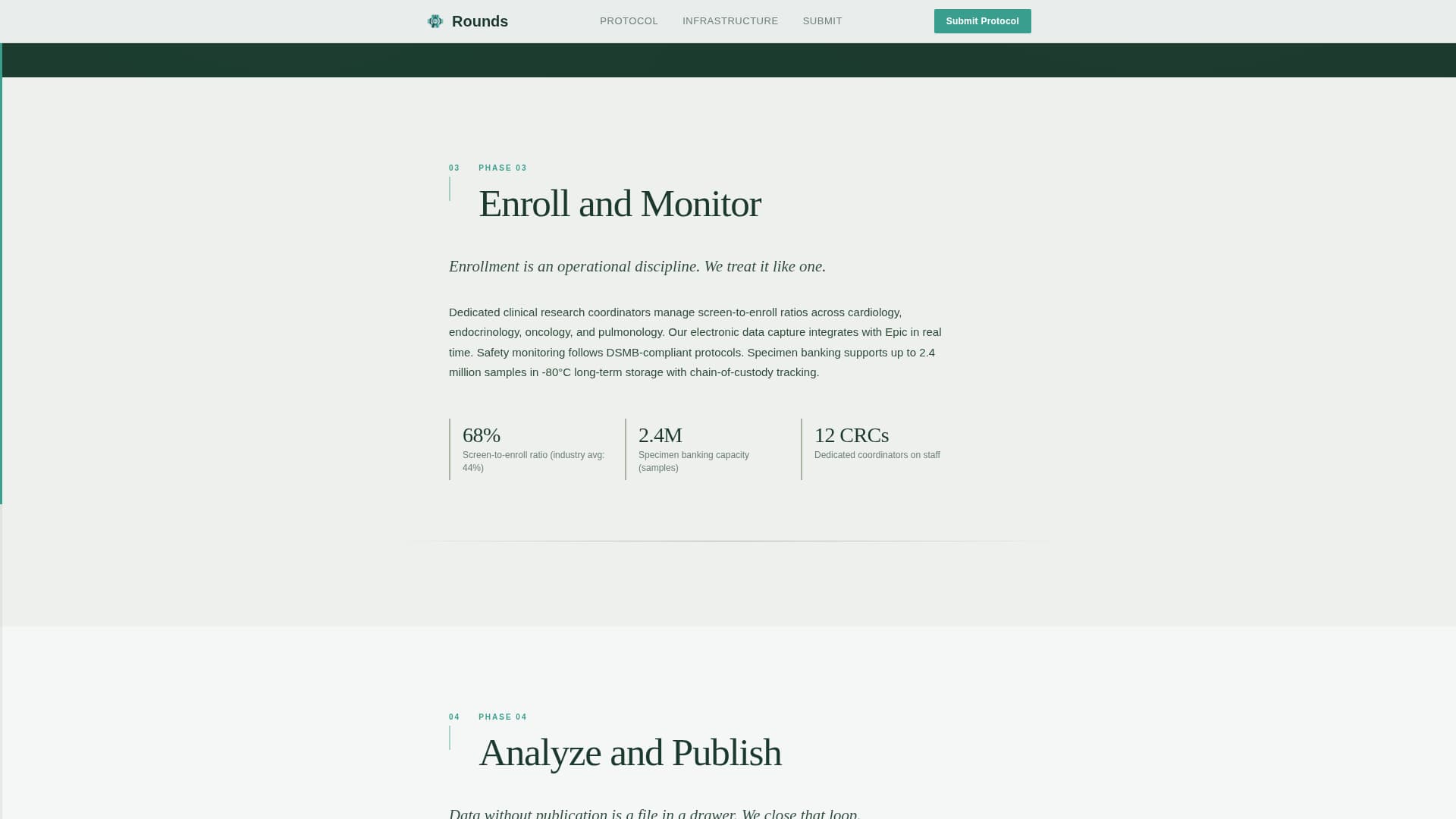 Internal Medicine Medicine Professional Website Template
