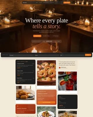 Plancha — Dynamic Spanish Cuisine Landing Page Template