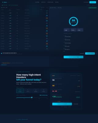 Score - Powerful Travel AI Landing Page Template