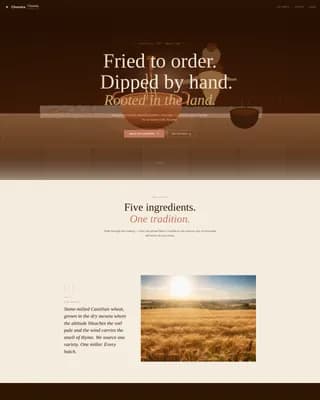 Churrera — Premium Churro Booking Landing Page Template