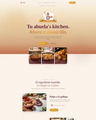 Fogn - Pastoral Cloud Kitchen Landing Page Template