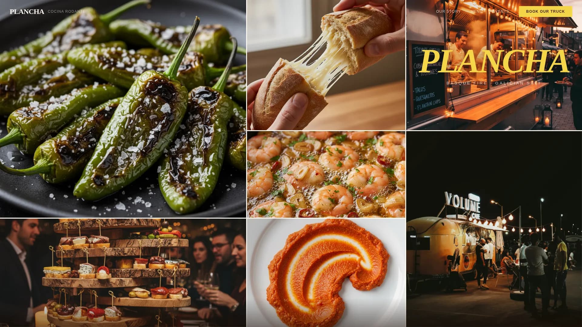 Plancha — Sizzling Spanish Cuisine Landing Page Template
