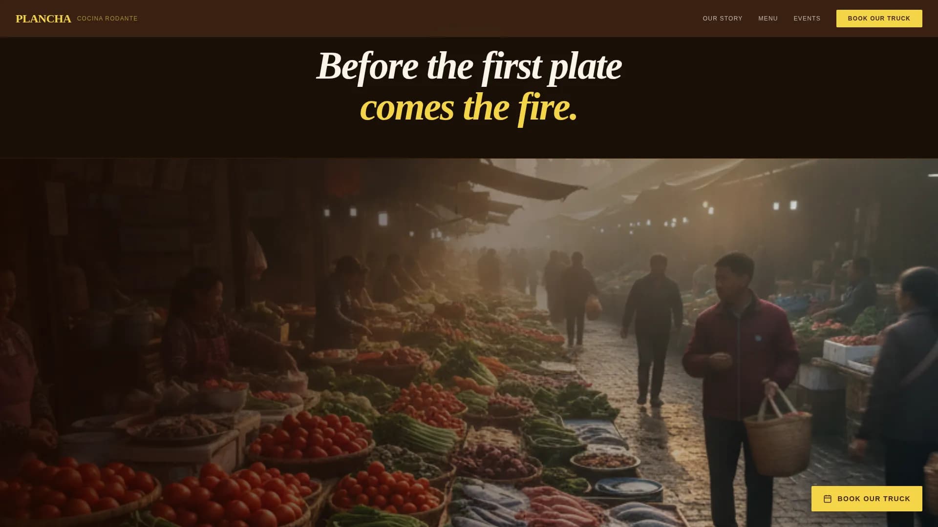 Plancha — Sizzling Spanish Cuisine Landing Page Template