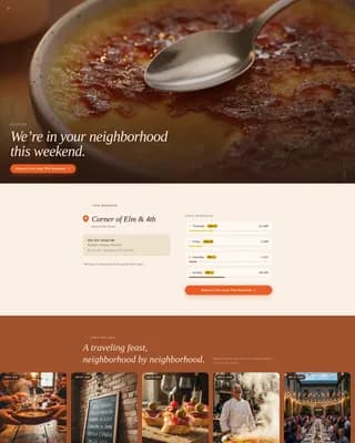 Plancha — Artisan Tapas Service Landing Page Template