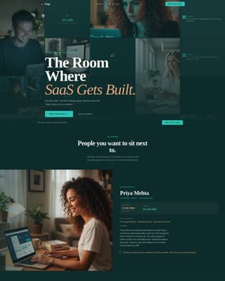Forge - Intimate SaaS Builders Landing Page Template