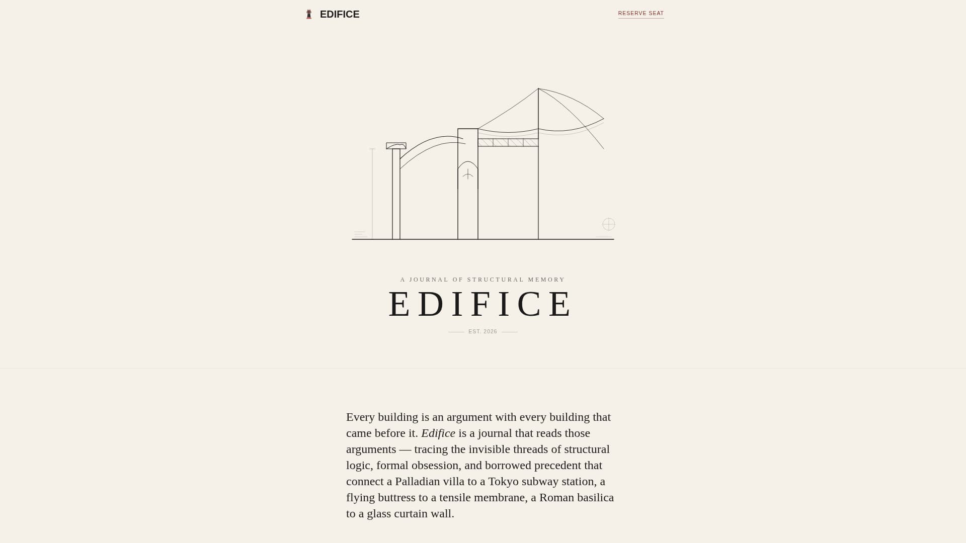 Edifice - Authoritative Architecture Landing Page Template
