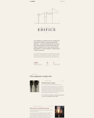 History & Culture Blog Pre-Launch Website Template