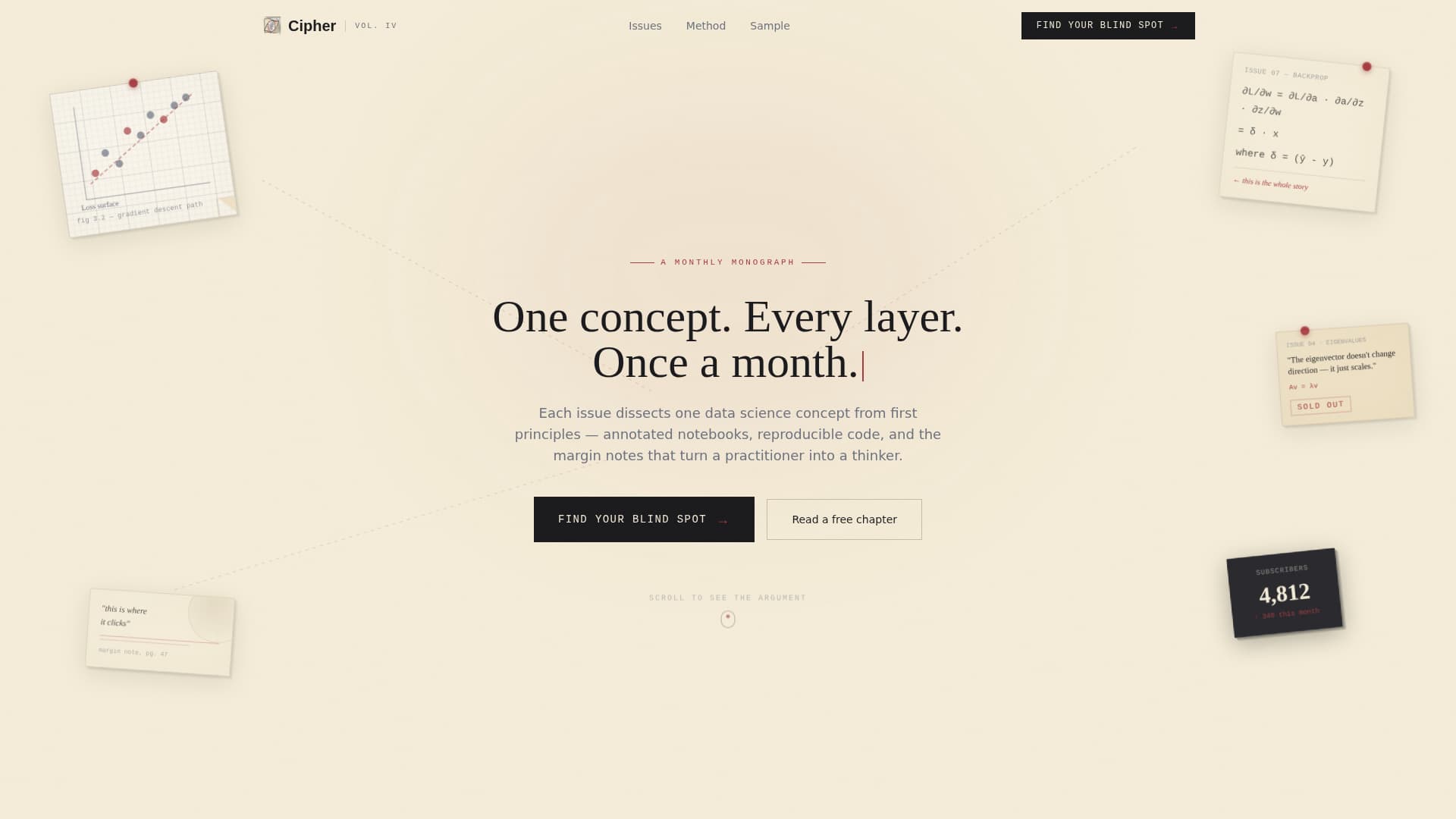 Data Science Newsletter Professional Website Template