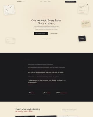 Data Science Newsletter Professional Website Template