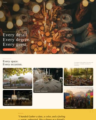 Summer Season Business Portfolio Website Template