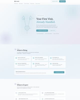 Consult — Compassionate Urological Health Landing Page Template