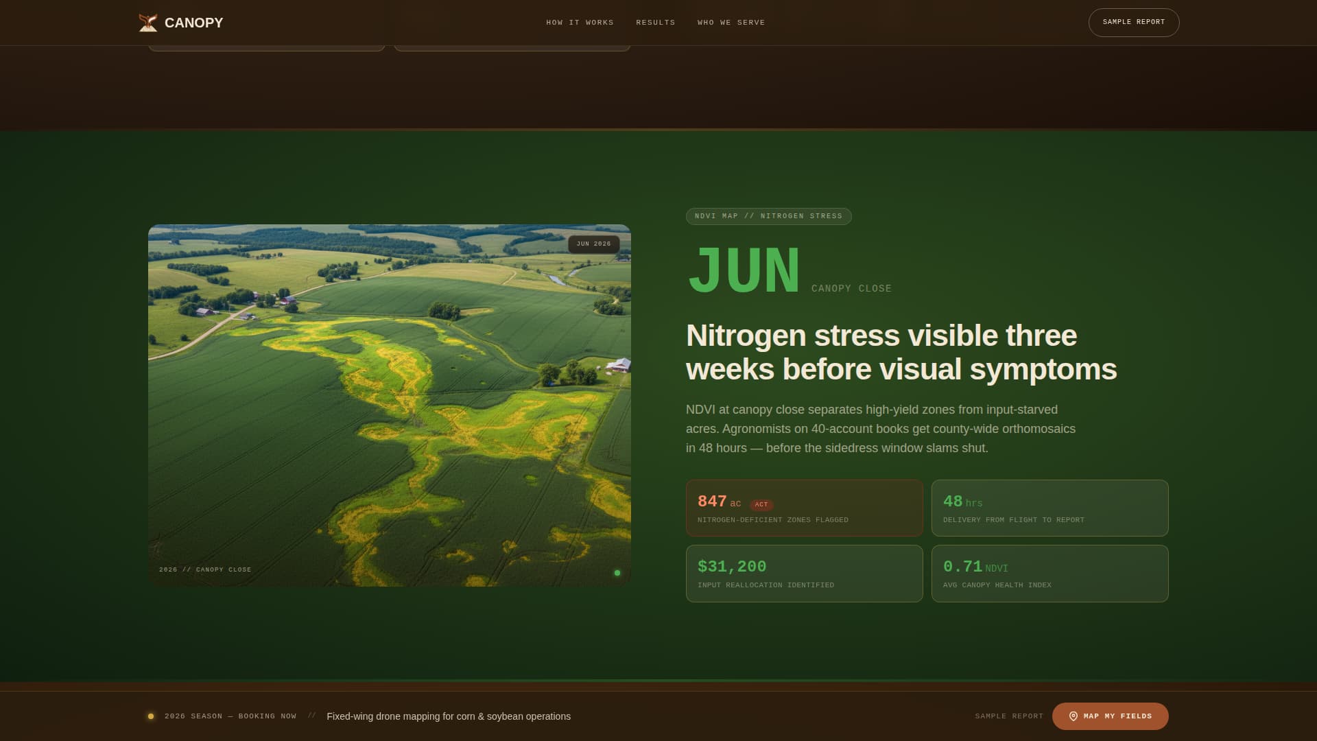 Agritech & Farm Tech Professional Website Template