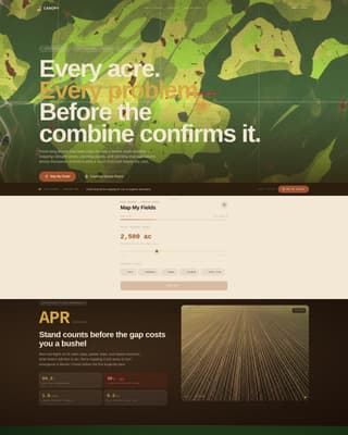 Agritech & Farm Tech Professional Website Template