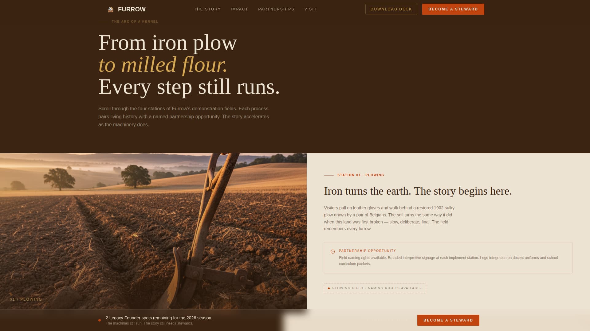 Agri-Tourism & Farm Experience Professional Website Template