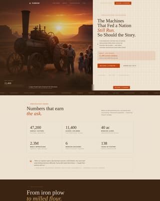 Agri-Tourism & Farm Experience Professional Website Template