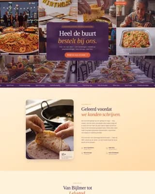 Roti - Authentic Surinamese Catering Landing Page Template