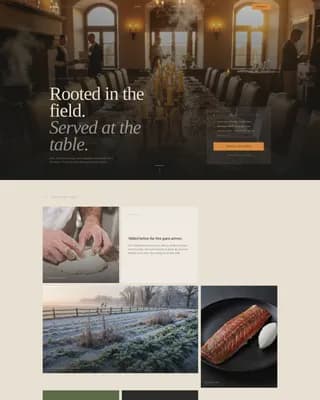 Skrda - Agrarian Nordic Restaurant Landing Page Template