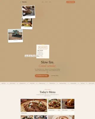 Plancha — Sunset Taco Truck Landing Page Template