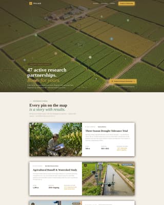 Agricultural Education & Extension Professional Website Template