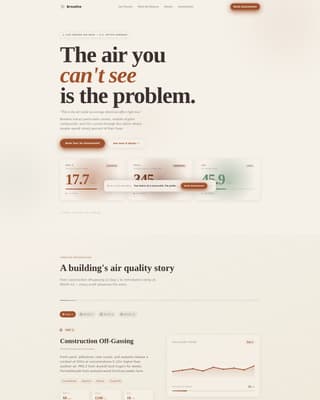 Environmental Consulting Booking Website Template