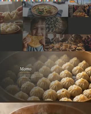 Momo - Authentic Himalayan Catering Landing Page Template