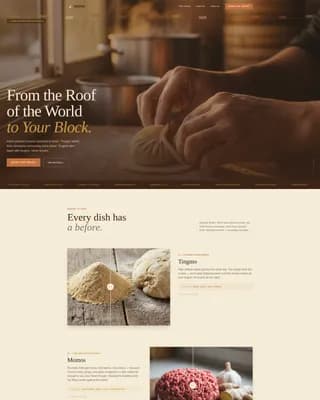 Momo — Himalayan Truck Booking Landing Page Template