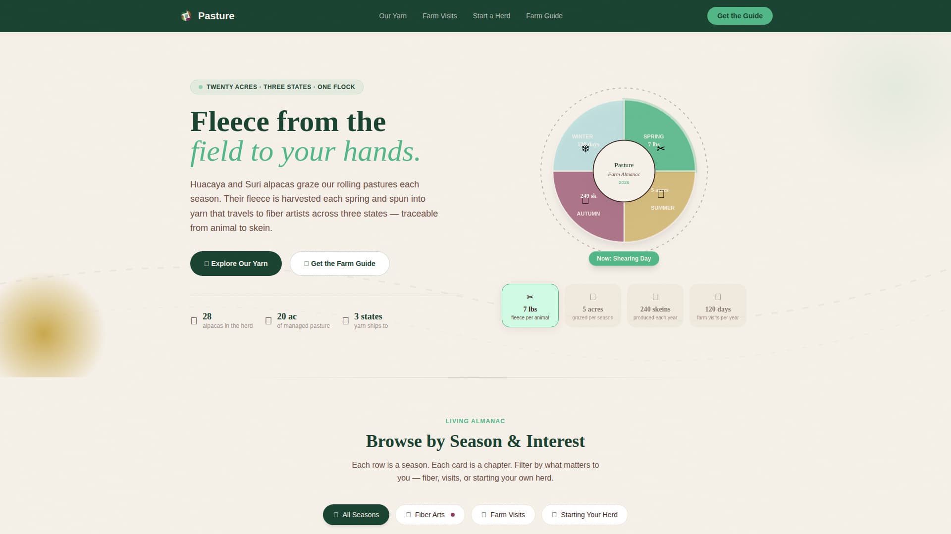 Alpaca - Highconverting Farm Landing Page Template