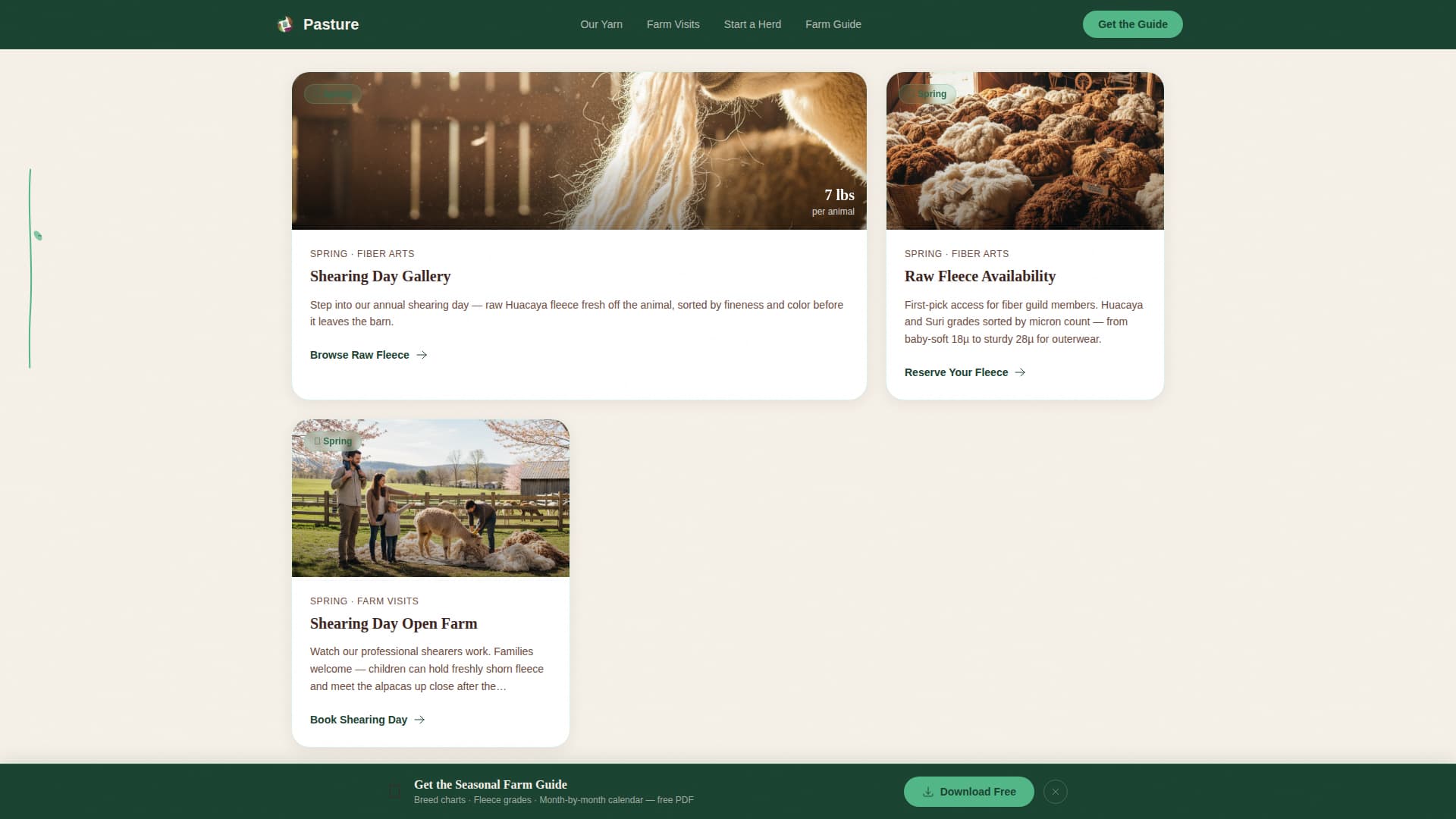 Alpaca - Highconverting Farm Landing Page Template