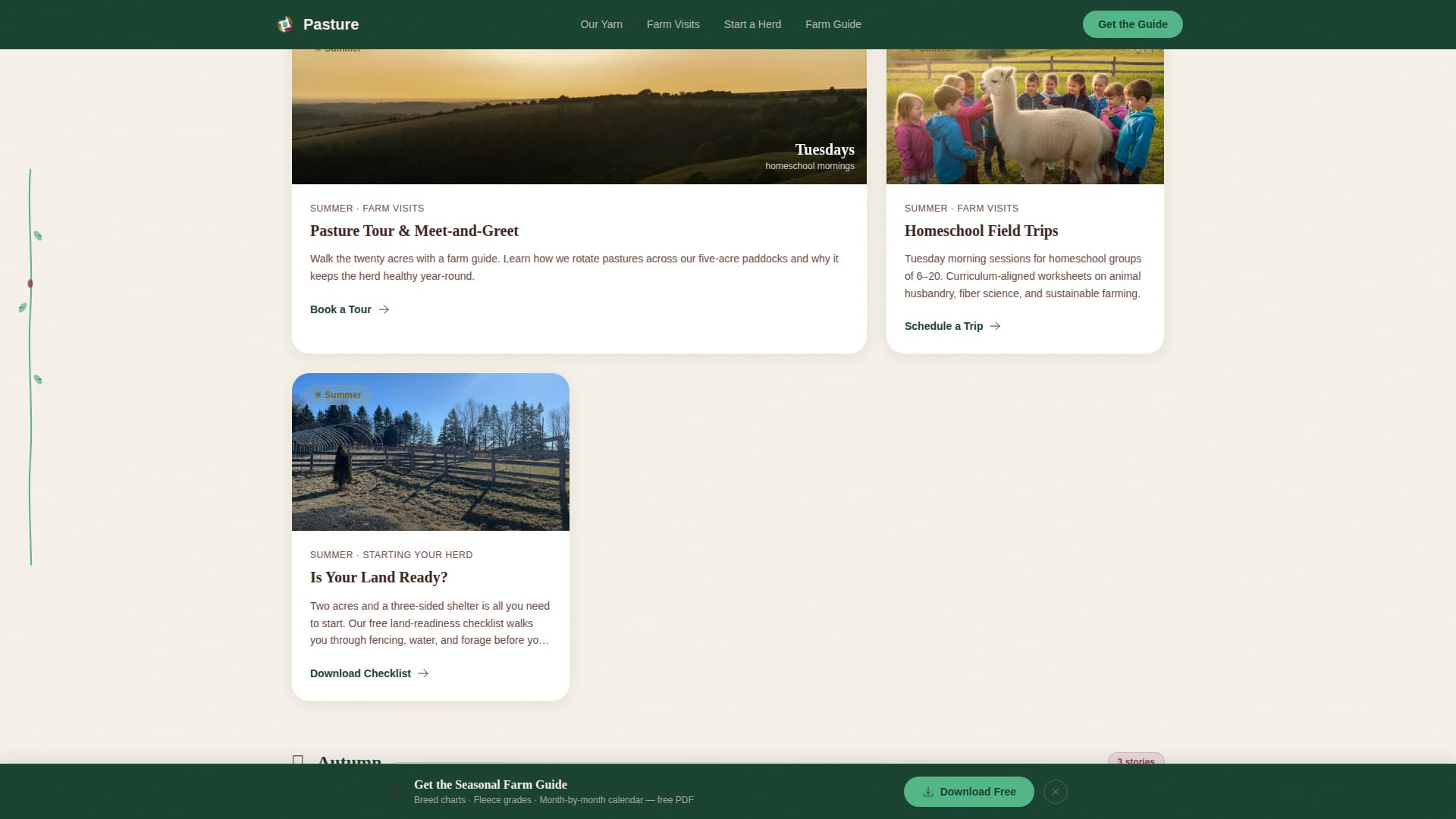 Alpaca - Highconverting Farm Landing Page Template